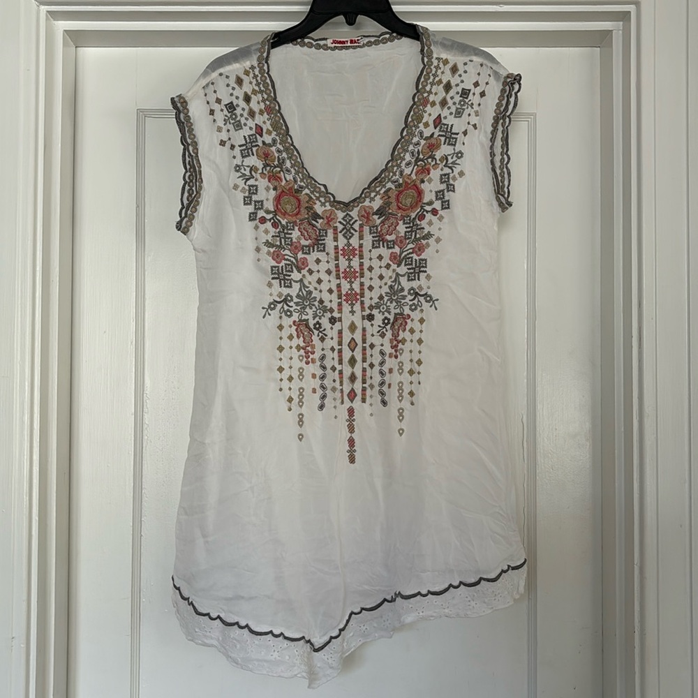 Johnny Was Silk Dress Tunic, xsmall